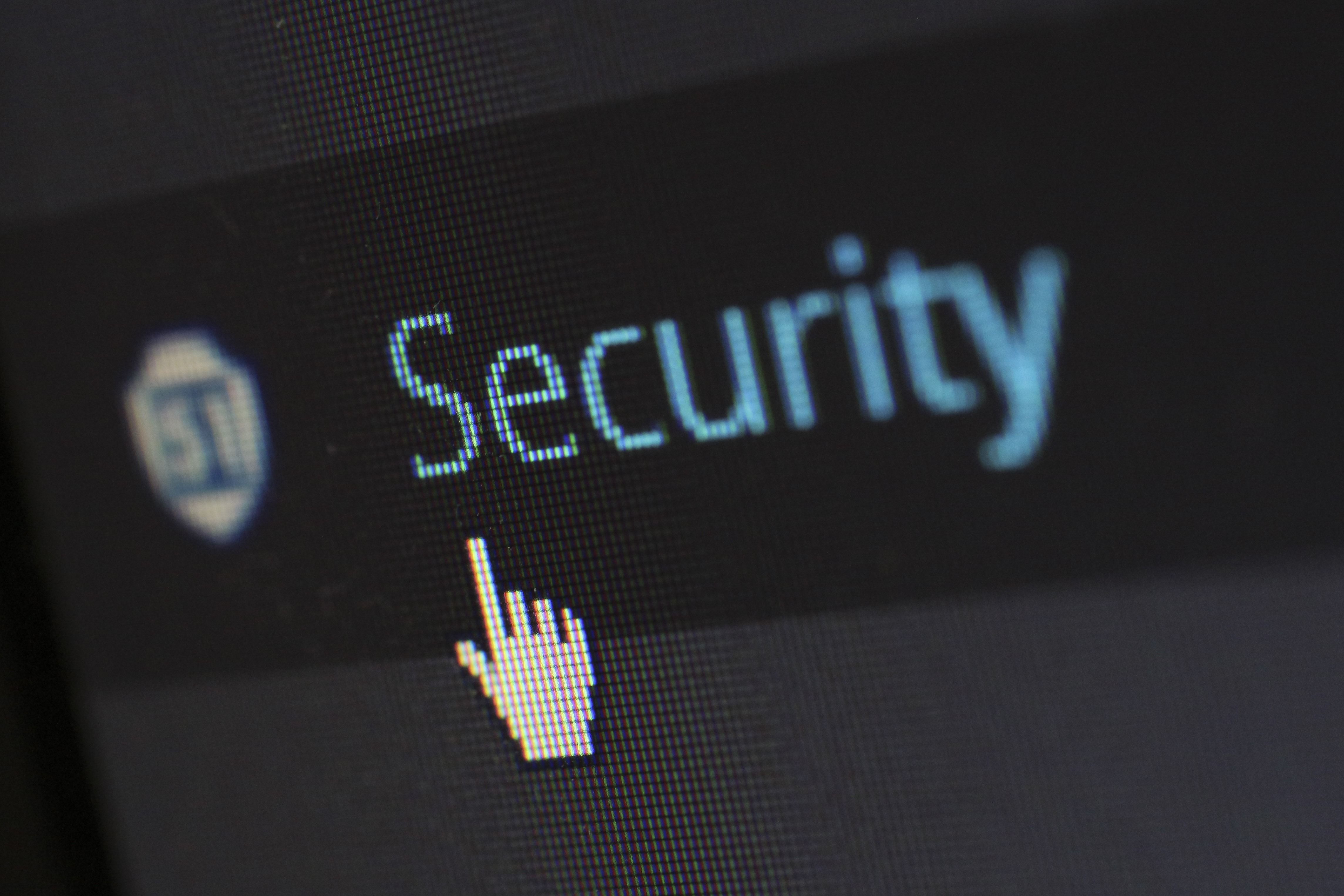 Security and two-factor authentication concept with a padlock over code
